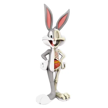 

Sales Art Bugs Bunny 4D XXRAY Master Dissected Mighty Jaxx Jason Freeny Figurine Plastic Crafts Home Decoration R3657