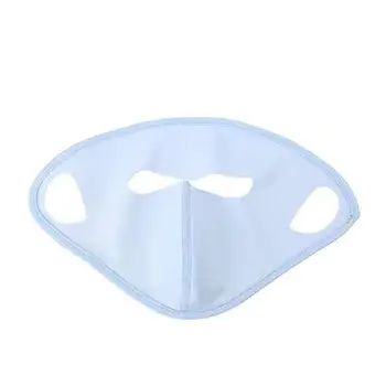 

10pcs/lot Unisex Masks Summer Ice Silk Thin Sunscreen Full Face Mask UV Protection Breathable Solid Washable Earloop Respirator