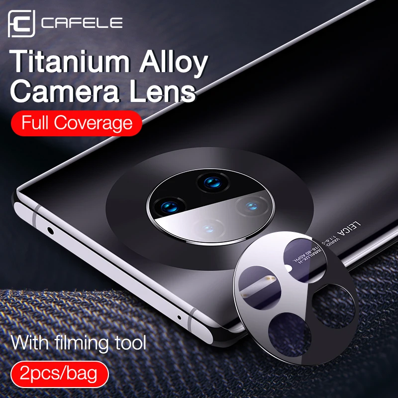 Защитная пленка для объектива камеры CAFELE Huawei Mate 30 Pro 4D HD прозрачное Закаленное
