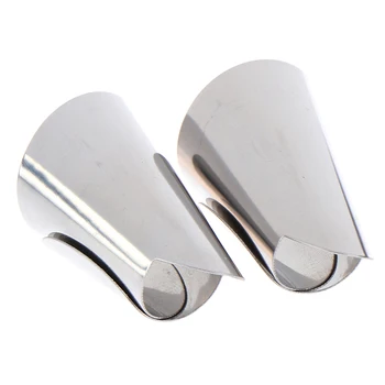 

2pcs Stainless Steel Cutting Finger Protector Vegetable Peeling Pine Nuts Pistachio Accessories Kitchen Peeling Tool
