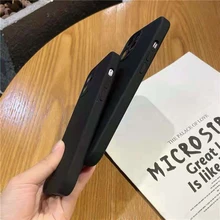 Luxury Brand Designer Fashion Phone Case For iphone 12 11 Pro Max X XS XR 7 8 Plus Black Shockproof Anti-drop Protection Cover
