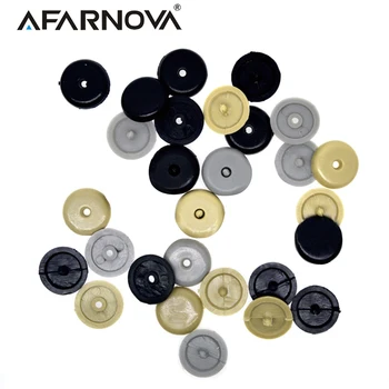 

4 KIT Car Safety Seat Belt Stopper Spacing Limit Buckle Clip Retainer Seat belt Stop Button Safety Car Parts Black Beige Plastic