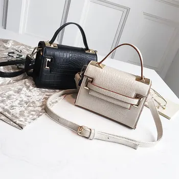 

Fashion Pu Leather Women's Handbags Large Capacity Crossbody Bags Shoulder Messenger Bag Crocodile Pattern Casual Small Flap Bag