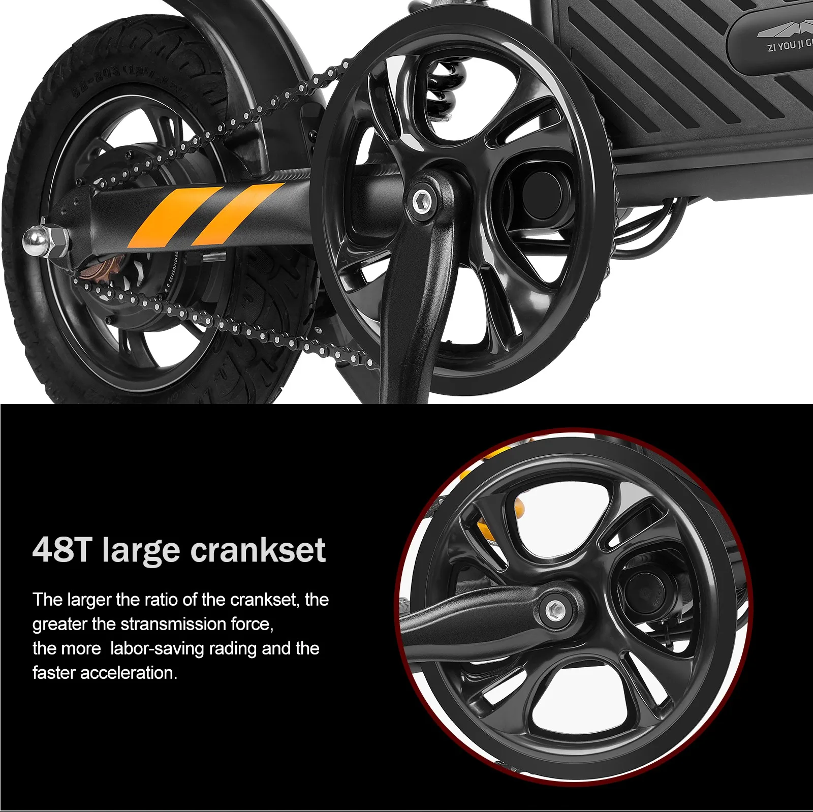 Discount Ziyoujiguang T18 Upgraded Version 12" Lightweight Aluminum Alloy Motor Electric Bicycle Safe IP54 Fireproof Anti-Explosion Bike 8 Discount Ziyoujiguang T18 Upgraded Version 12" Lightweight Aluminum Alloy Motor Electric Bicycle Safe IP54 Fireproof Anti-Explosion Bike 8