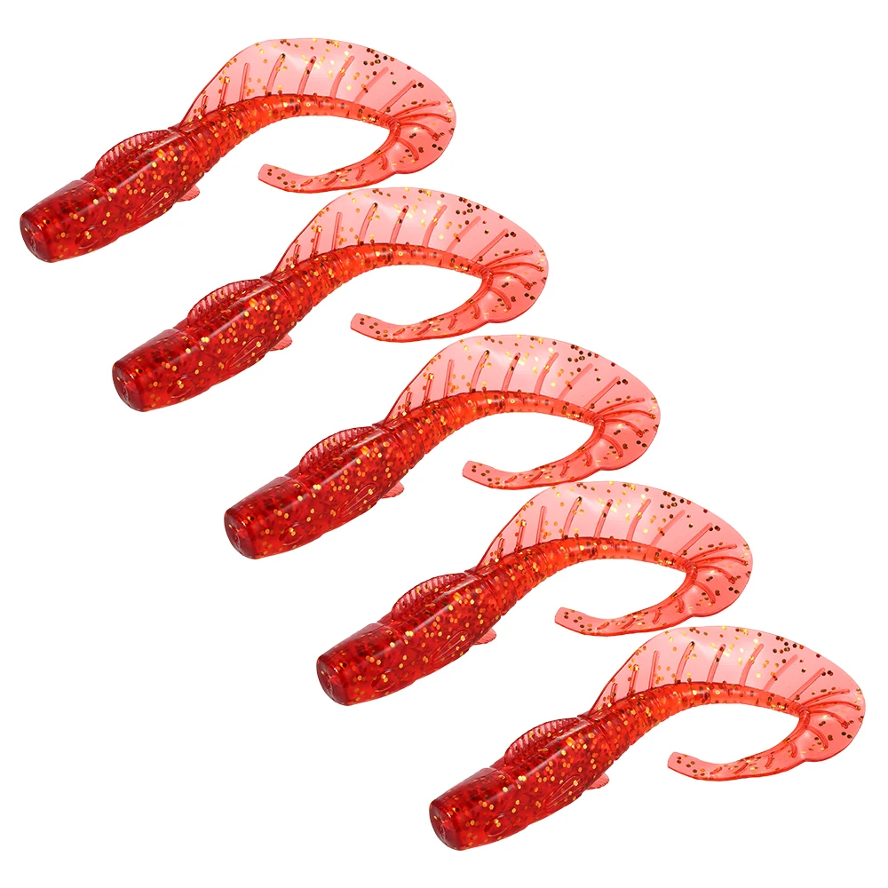5PCS 11.5cm/13g Soft Bait Fish Fishing Lure Tail Soft Bait Artificial Sea Fishing Lures Life-like Fishing Tackle Pesca