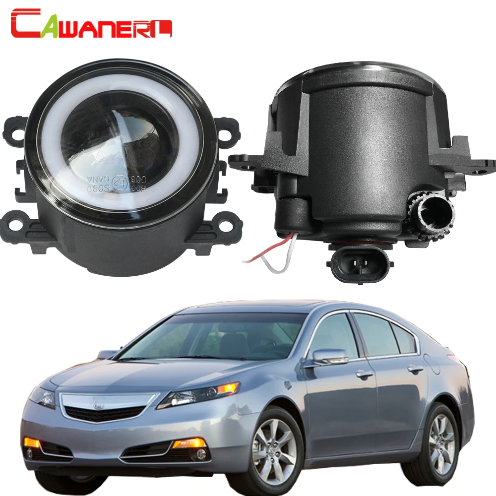 Cawanerl для Acura TL 2012 2013 2014 автомобиля 30 Вт Светодиодный туман светильник COB Ангел глаз