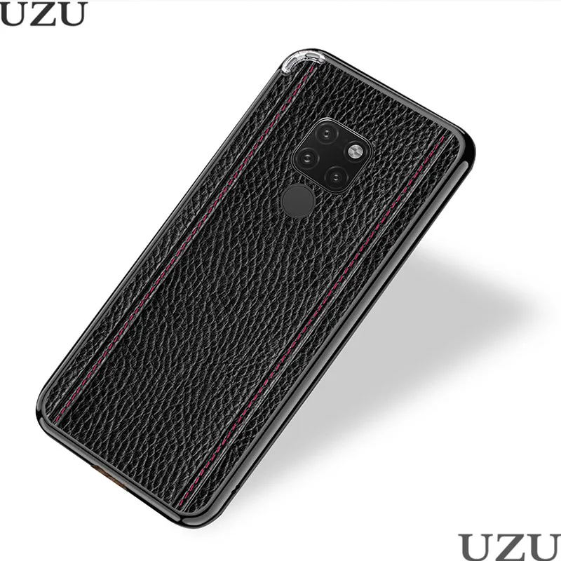 Чехол из натуральной кожи с текстурой личи для huawei mate 20 P20 Pro mate 20X с металлической рамкой для huawei mate 20 P20 Pro Coque