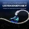 AUDIOSENSE DT100 HiFi Stereo Knowles Single Balanced Armature Earphones IEMs with Detachable MMCX Cable 3D Printing Resin Shell 1