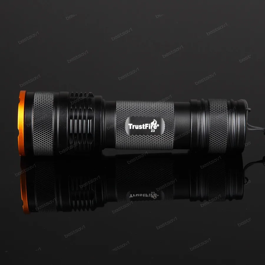 Koop TrustFire Z3 Zoomable Zaklamp 5 Modus 1000 Lumen Lamp XM L2 LED Zaklampen MINI Tactical Focus Zaklamp Voor Fiets Wandelen camping