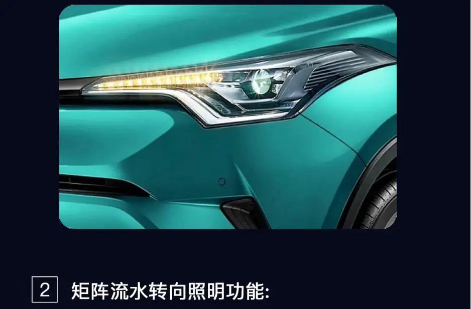 1 шт.~ 2019y Автомобильные фары для Toyota CHR CH-R CH R автомобильные аксессуары светодиод дневного света Противотуманные фары для CHR фары