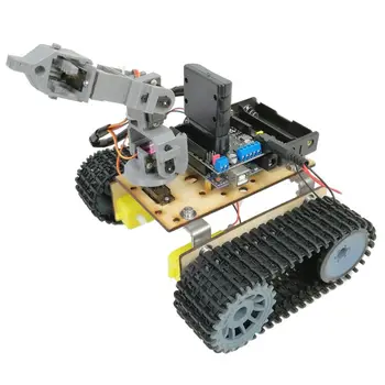 

PS2 Remote Control Robot Track Detection Vehicle Chassis Assembled DIY Kit 95AE