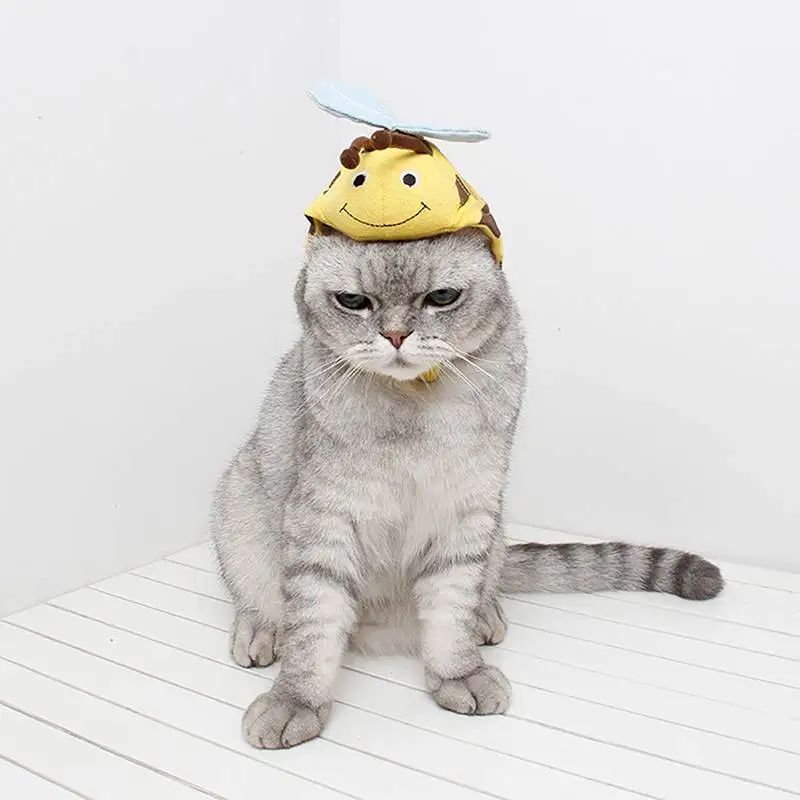 Шапочка для косплея для домашних животных, собак, кошек, животных, слона/жирафа/пчелы, шляпы на год, вечерние, рождественские аксессуары, реквизит для фотосессии