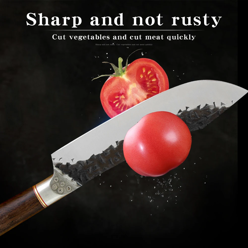 CBXG10421钼钒钢圆形黑檀木柄6.5寸发黑锤纹钢头小切肉刀5cr15英_11