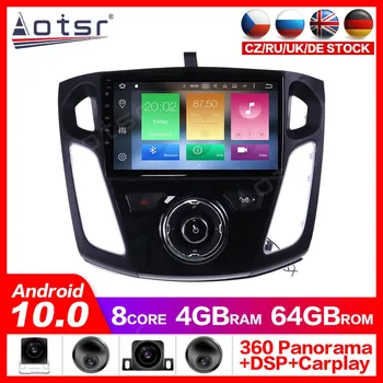 

Android 10.0 GPS Navigation Radio DVD Player for Ford Focus 2012-2017 Video Player Stereo Headuint free map Built in Carplay dsp