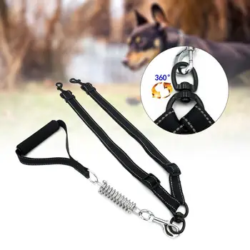 

One Pull-Two-Stretch Two Head Walk Dog Rope LPC1017 Walk Dog Rope Double