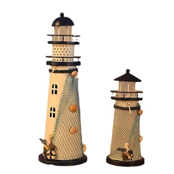 Armario de vino Para habitación de Niños, Juguetes artesanales, modelo de Faro de estilo mediterráneo, adornos exquisitos Para el hogar, Juguetes Para Niños