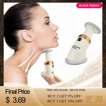 Портативный Массаж подбородка шеи стройнее декольте тренажер уменьшить двойной тонкий удаление морщин челюсти тела Массажер для подтяжки лица Инструменты