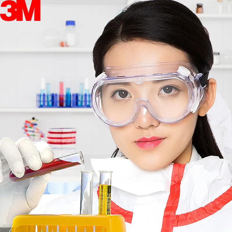 3M Protective Goggles For Work Safety Anti-splashing Acid And Alkali Multi-purpose