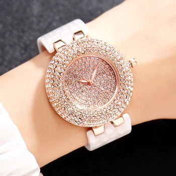 

Luxury Women Watch Fashion Full Drill Quartz Watches Women Top Brand Lady Wristwatch Woman Wristwatch Montre Femme Best Gift