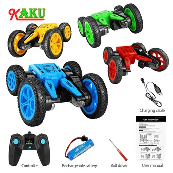 

High Speed RC Cars 2.4G RC Stunt Cars RTR Remote Control 360 Degree Rotating Double Sided Stunt Car Toys For Children Kids Gifts
