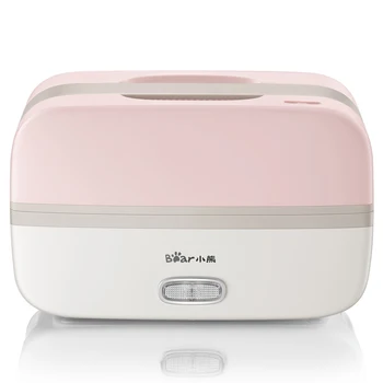 

220V Household Multi Rice Cooker Electric Heating Lunch Box Portable Cooking Heating Pot Stainless Steel Inner For Travel