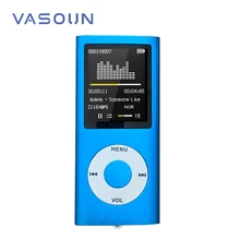 VASOUN MP3-плеер 8 Гб воспроизведение музыки 1,8 дюймов FM Радио Видео плеер проигрыватель электронных книг MP3 встроенная память Поддержка нескольких языков