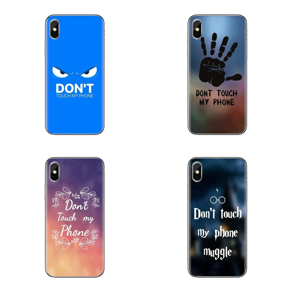 Прозрачный чехол из ТПУ для sony Xperia Z Z1 Z2 Z3 Z5 compact M2 M4 M5 E3 T3 XA Aqua LG G4 G5 G3 G2 Mini Don't touch my