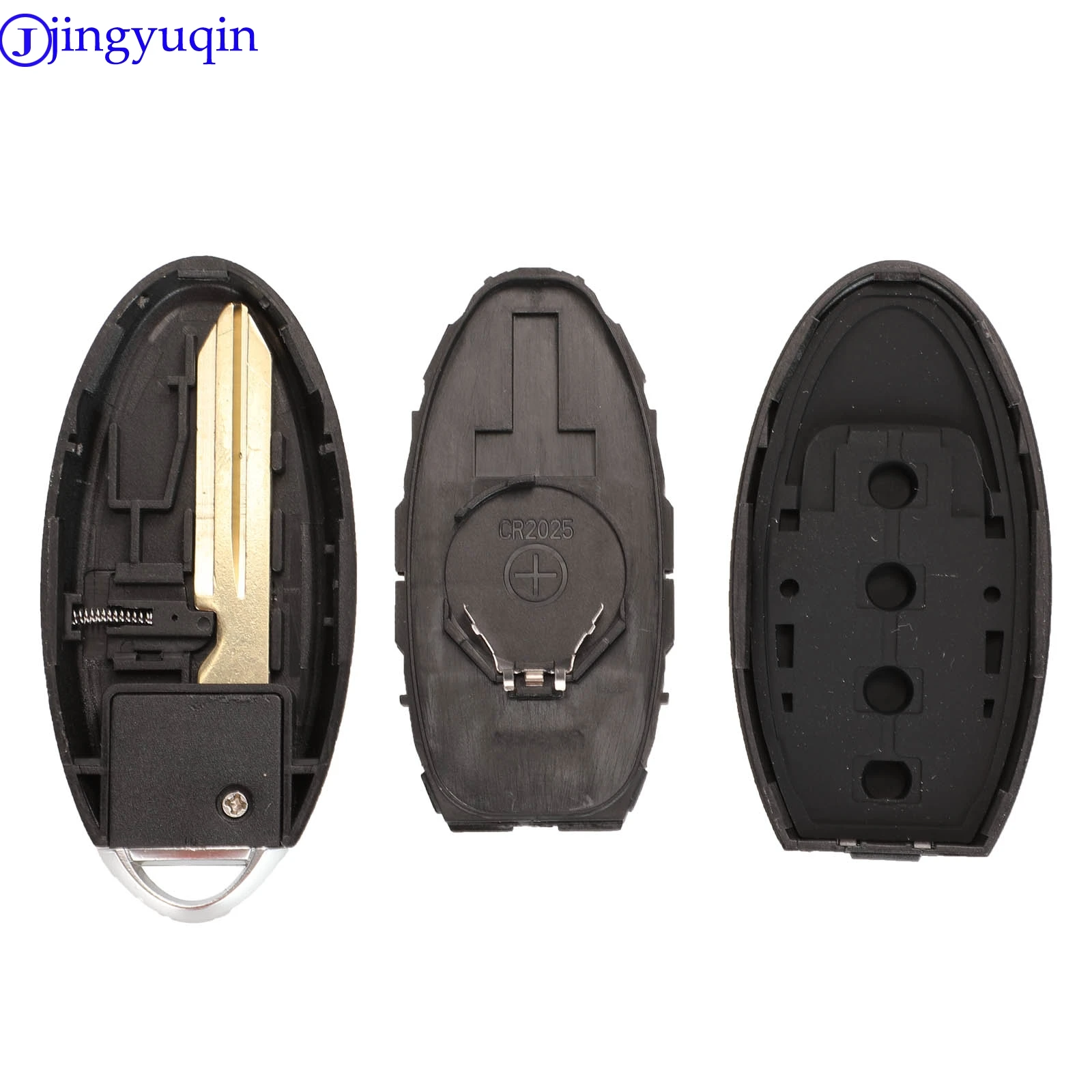 jingyuqin 3/4 Buttons 2006- Remote Smart Key Shell Cover Case For Nissan ALTIMA MAXIMA Murano Versa Teana Sentra