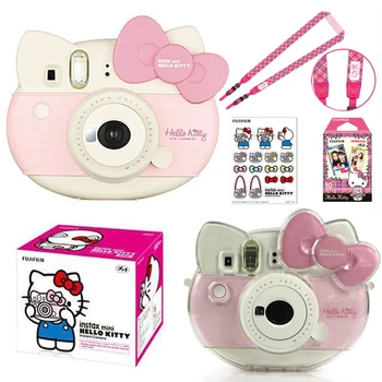 Fujifilm Instax Mini Pink Hello Kitty Limited Edition Instant Photo Film Camera + 10 Instax Films + PU Camera Bag Case + Sticker 1