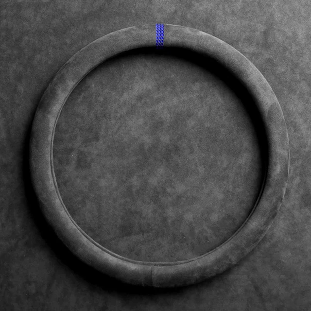 Suede Leather Steering Cover 1