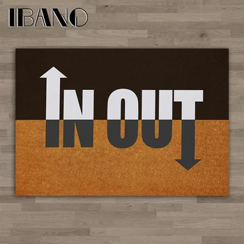 

IBANO Rubber Door Mat Printed Customized Bathroom Kitchen Carpets Doormats for Living Room Anti-Slip Tapete 40-60/45-70cm