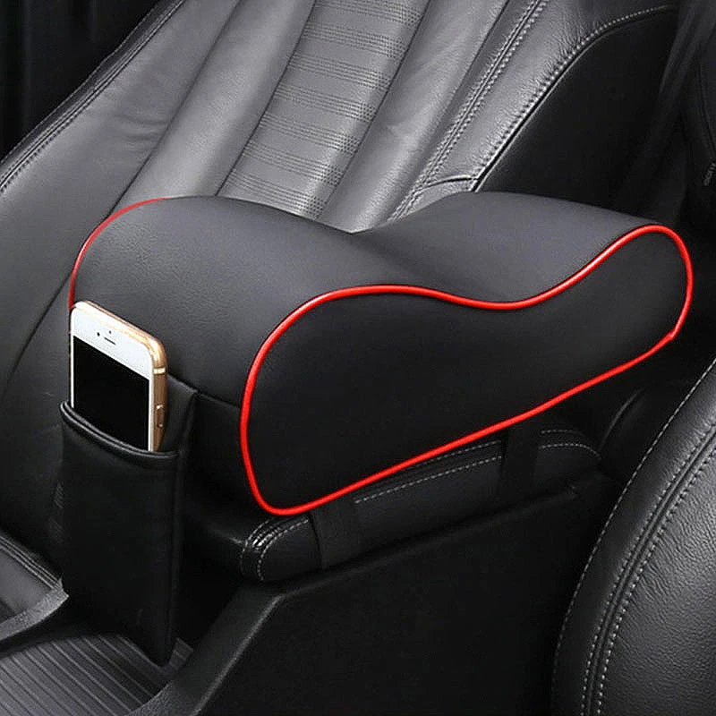 Leather Car Center Console Armrest Pad For Nissan Note Micra K12