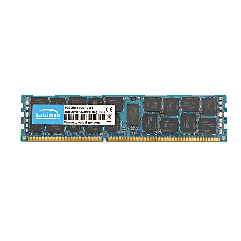Latumab 8 Гб оперативной памяти, 16 Гб встроенной памяти, DDR3 1333 МГц PC3 10600 регистровая и ecc-память Серверная Память RAM память пк модуль памяти RAM 1 шт./2 шт./4 шт. высокое качество