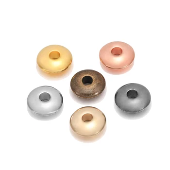 

200pcs/lot 6 8mm Abacus CCB Plastic Spacer Bead Flat Round Loose Beads For charm Jewelry Making DIY Bracelet Necklace Supplies