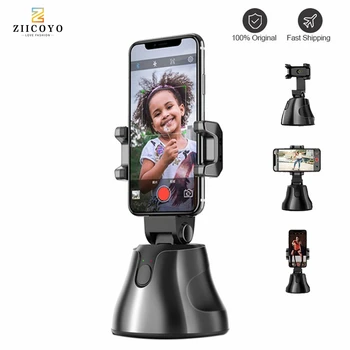 

Auto Tracking Smart Shooting Phone Holder Smartphone Selfie Shooting Gimbal Object 360 Rotation Auto Face Tracking Holder