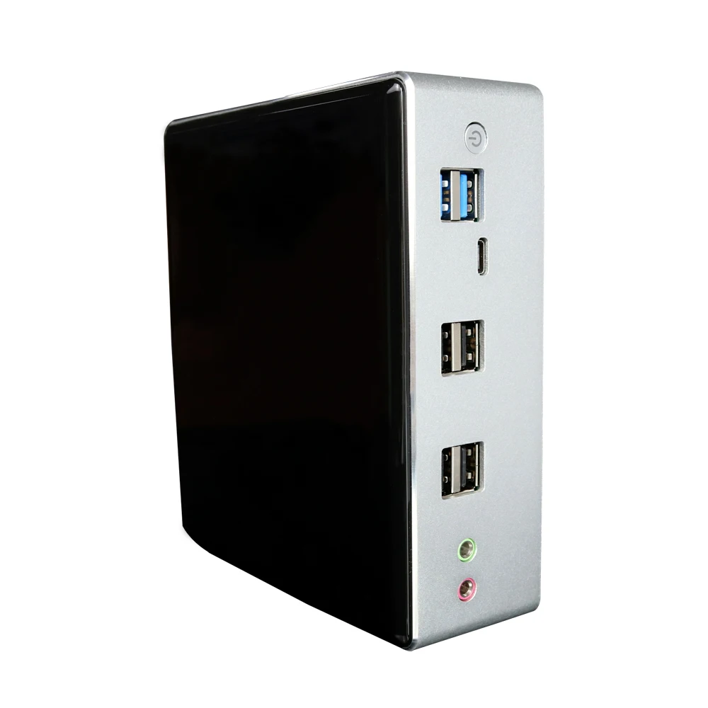 Карманный мини-ПК Win 10 Intel Core i5 8250U i7 8550U 2* lan Micro PC NVMe M.2 UHD graphics 620 WiFi HDMI VGA DP USB-C 2* COM 2* DDR4