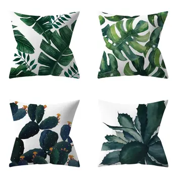 

Linen Throw Pillows Cases for Couch Decorative Cushion Covers Set of 4 ，18 x 18 Inches 72XF