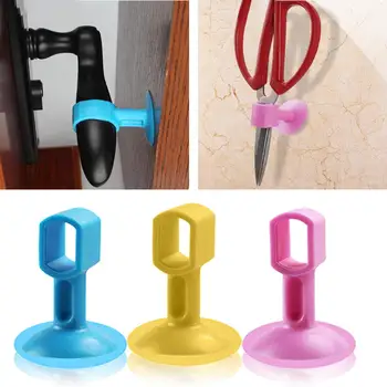 

2pcs Doorknob Wall Mute Crash Pad Cushion Cabinet Door Handle Lock Silencer Attached Silicone Anti-collision House Door Stopper