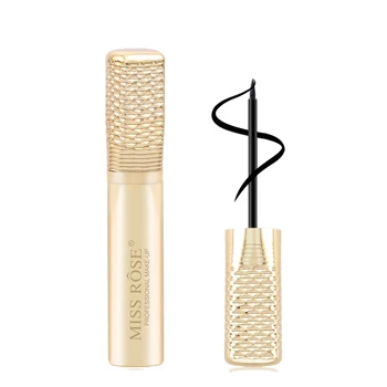 

MISS ROSE Black Eyeliner Pencil Professional Eye Makeup Waterproof Long-Lasting Smudge-Proof Cosmetic Beauty Tool