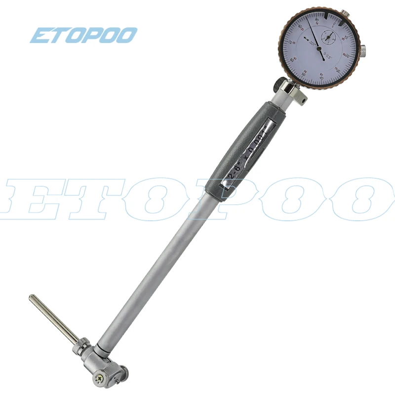 Dial Indicator Bore Gage 0.001" Gauge 2-6" 1.4-6 INCH Deep Engine Hole Cylinder Measurement Gage Cylinder 50-160mm 0.01mm gauge