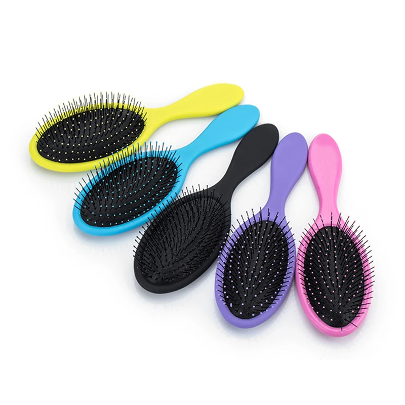 

2019 Girl Massager Hairbrush Massage Comb Plastic Hair Scalp Paddle Hair Brush Anti-static Styling Tool for Woman Meridian