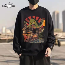 

2021 Women Men Hoodies Pullovers Hoodie Sweatshirts Avocado Monster Horror Anime Hoody Streetwear Clothes Punk Hoddies for Teens