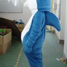 Профессиональный Костюм голубого дельфина, вечерние маскарадные костюмы для взрослых, с фабрики