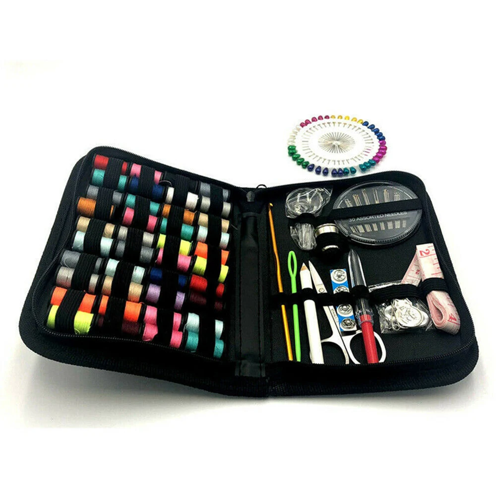 128pc/set Multi-function Sewing Needle Portable Thread Cross Stitch Tools Sewing Accessories Sewing Kit Embroidery Supplies Suit