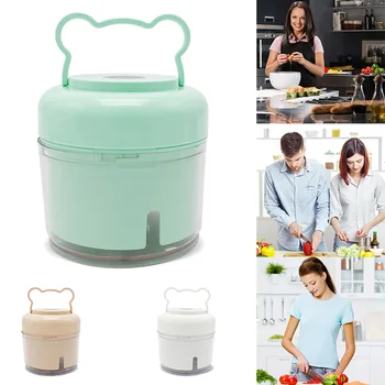 

Mini Food Chopper Wireless Electric Garlic Press Mincer Food Processor Vegetable Grinder Kitchen Tool HUG-Deals