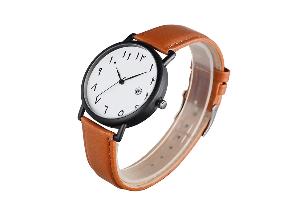 Mens Watches 2021 Luxury Brand Leather Wrist Watch for Men Arabic Numerals Date Casual Sport Quartz Wristwatch Relogio Masculino