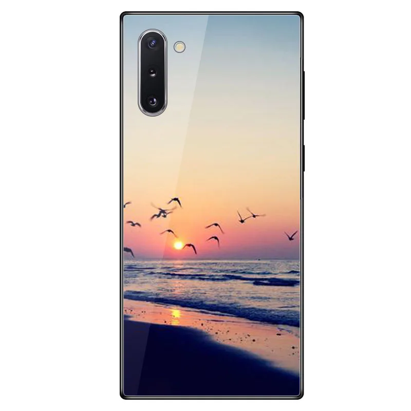 Geruide для samsung note 10 Galaxy Note10 чехол, закаленное стекло чехол cubierta para Для samsung note 10 Pro Note10 Plus чехол