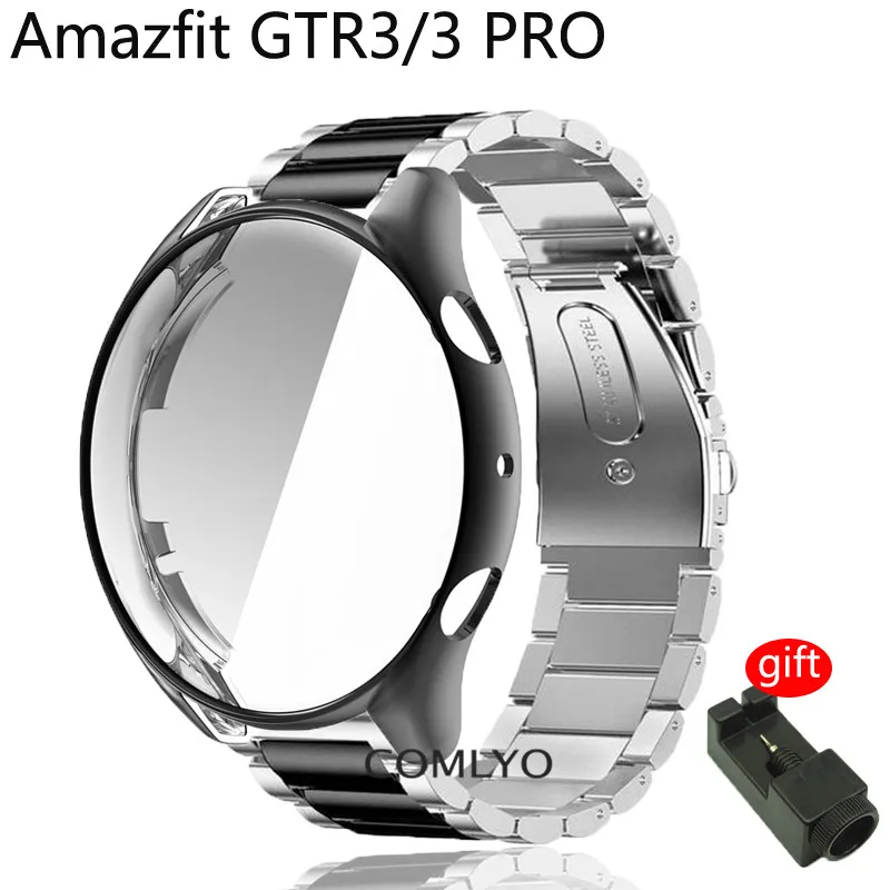 2 в 1 браслет из нержавеющей стали для Amazfit GTR 3 GTR3 Pro | Электроника