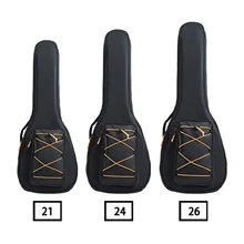 21/23/26 дюймов укулеле сумка для переноски, с двойным ремешком, с ручками и устойчивая к царапинам износостойкие пыле Мягкий хранения Чехол