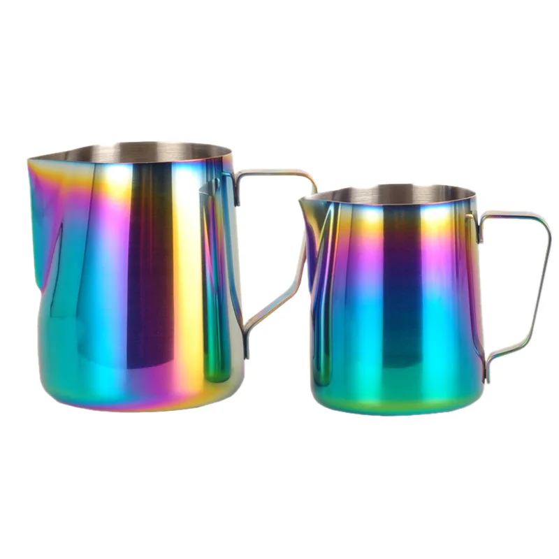 

Stainless Steel Frothing Pitcher Pull Flower Cup Milk Frothing Jug Espresso Coffee Pitcher Barista Craft Coffee Latte Milk Mugs
